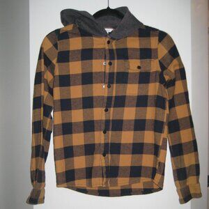 Ripzone kids flannel with a hood large